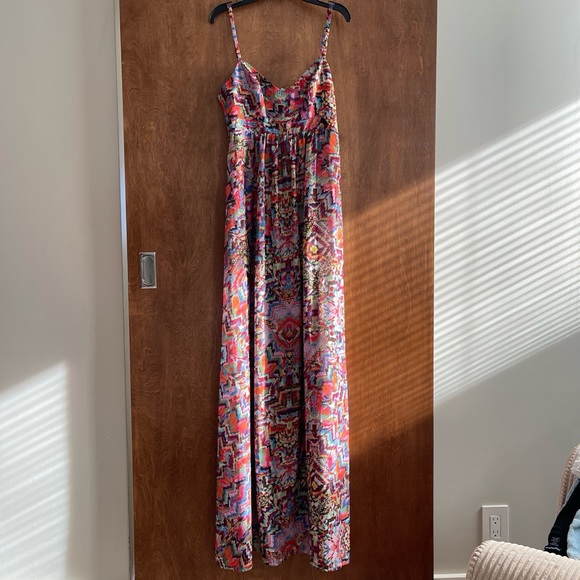 Gorgeous maxi dress sz medium adjustable straps Nordstrom exclusive - Picture 1 of 5
